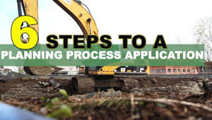6 steps to a planning process application