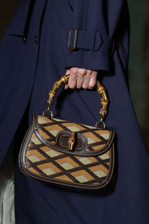 A Gucci Bamboo bag on the cruise 2023 catwalk