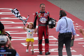 NASCAR: Kevin Harvick wins for sixth time at Michigan International Speedway