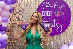 Chloe Ferry hosts an event at the German Doner Kebab (GDK) restaurant in Newcastle to mark the launch of Coco & Kiki, the UK’s first pink kebabs