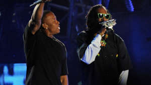 Dre. Dre and Snoop Dogg