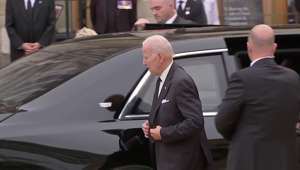 Queen's funeral: Jill and Joe Biden arrives at Westminster Abbey
