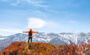 Tip #2: Wear blaze orange when hiking during hunting season