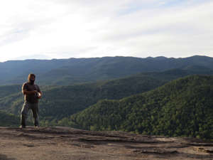 Pisgah National Forest – Pisgah District with author Jonathon Engels, photo by Emma Gallagher