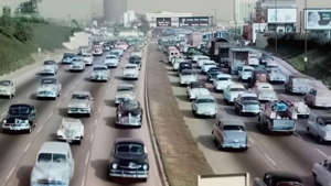 Los Angeles Traffic 1950s