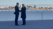 Prince William meets US President Joe Biden in Boston