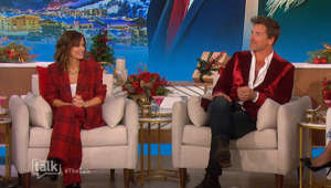 The Talk - 'Fit For Christmas' Cast Talks 'sweet' Holiday Film and Fitness