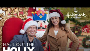 Lacey Chabert and Wes Brown star in the original Christmas movie, “Haul Out the Holly.”