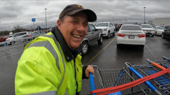 30 years of smiles: The Walmart employee pushing equal amounts of carts and kindness