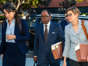 Suspended Los Angeles City Councilman Mark Ridley-Thomas, center, arrives at U.S. District Court in downtown L.A. with his team of attorneys. (Irfan Khan / Los Angeles Times)
