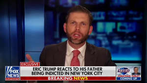 Eric Trump links his father's indictment to glass display cases at CVS