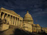 WASHINGTON, DC - NOVEMBER 08: The rising sun creeps across the US Capitol dome on November 8, 2022 in Washington, DC. After months of campaigning, Americans across the nation are heading to the polls to cast their votes in the midterm elections. Republicans are favored to take back control of the US House of Representatives and if they can do the same in the US Senate it would mean a divided government in Washington for the next two years.