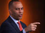 U.S. House Minority Leader Rep. Hakeem Jeffries, D-N.Y., speaks during a weekly news conference at the U.S. Capitol on April 28, 2023 in Washington, DC.