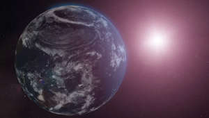 4 billion years ago, the Sun was cooler than it was today, but much more active. Earth