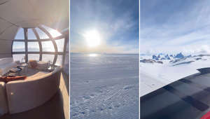 Space-Themed Luxury Lodge in Antarctica