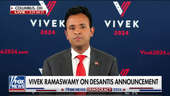 2024 Republican presidential candidate Vivek Ramaswamy reacts to Florida Gov. Ron DeSantis officially joining the race and gives his outlook for the campaign season.