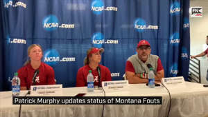 Alabama softball coach Patrick Murphy says Montana Fouts is feeling better heading into Super Regionals.