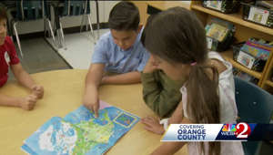 Central Florida third grader learns English with help from friends, faculty