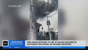 Fire breaks out at vacant home in Southwest Baltimore