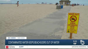 Contaminated water keeps beachgoers out of water