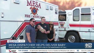 Valley couple meets 911 dispatcher who helped deliver their baby
