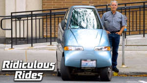 A MAN claims he has created a car that might solve the world’s traffic congestion problems. Rick Woodbury from Spokane, Washington USA, is the president, founder and sole employee of ‘Commuter Cars.’ The carmaker’s flagship model is the 2005 super slim two-seater Tango T600, a high-performance electric car that preceded Tesla. Rick told BTV: “I started this company 21 years ago – it was based on an idea that I came up with in 1982.” He was inspired by the shocking traffic congestion he had to face on a daily basis.