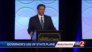 WESH 2 Investigates concerns about Florida Gov. DeSantis' use of state plane