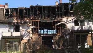 Fire displaces 9 people in Baltimore County early Friday morning