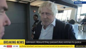 Boris Johnson tells Sky News new allegations of lockdown rule breaking are 'total nonsense'