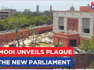 Prime Minister Modi Unveils Plaque Of The New Parliament | Adheenam Seers Bless On PM | Latest News