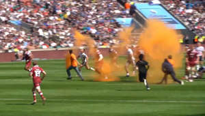 Just Stop Oil invade pitch at rugby final