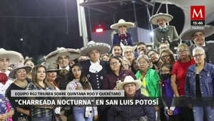 El equipo 'RG2' triunfó ante los charros de Quintana Roo y Querétaro en el evento 'Charreada Nocturna' que se llevó a cabo en San Luis Potosí.