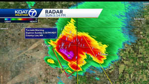 Tornado warning issued for Lea County in New Mexico