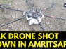 Punjab News | Pakistani Drone Shot Down | Drone Carrying Drugs Shot Down Near Amritsar | News18