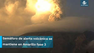 Recuerda que la Alerta Volcánica se mantiene en semáforo en Amarillo fase 3   #Popocatépetl #ActividadVolcánica #Ceniza
