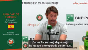 Ferrero coloca a Alcaraz como favorito para Roland Garros