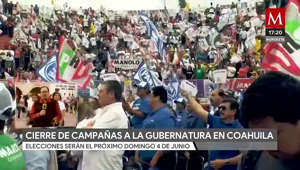 Los candidatos por la gubernatura de Coahuila iniciaron sus respectivos cierres de campaña en distintos puntos de la identidad.