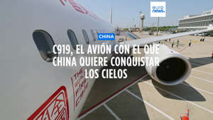 El avión C919 de fabricación china ha nacido para competir con Boeing y Airbus, en particular, en el mercado doméstico. El aparato ha completado con éxito su primer vuelo inaugural entre Shanghái y Pekín.
