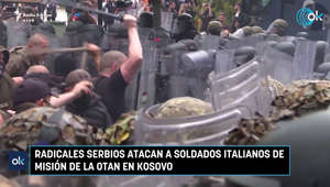 Radicales serbios atacan a soldados italianos de misión de la OTAN en la frontera con Kosovo