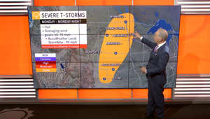 Severe storms to slice through central US this week