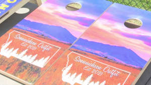 Laurel family creates customizable 'Montana Made' cornhole boards