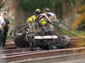 Vehicle consumed by fire, person killed after Tri-Rail collision