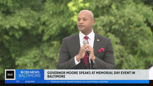 Governor Moore speaks at Memorial Day event in Baltimore