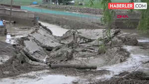 Muş'ta sağanak yağış sonucu sel felaketi yaşandı