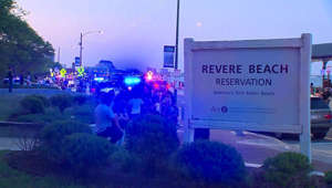 Video shows chaos at Revere Beach after two people shot