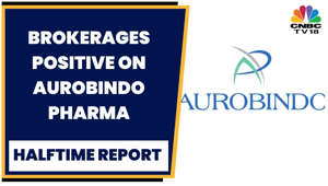Aurobindo Pharma Gains In Trade On Back Of Positive Note From Brokerages | Halftime Report |CNBCTV18