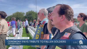 Ceremony at South Florida National Cemetery honors fallen service members