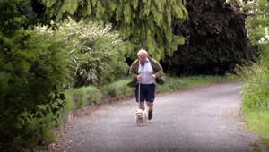 Boris Johnson is seen jogging with his dog as the deadline for the government to disclose his unredacted WhatsApp messages and diaries approaches. Report by Alibhaiz. Like us on Facebook at http://www.facebook.com/itn and follow us on Twitter at http://twitter.com/itn