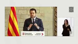El presidente de la Generalitat, Pere Aragonès, pide un "frente democrático común" al independentismo para afrontar las elecciones generales del 23 de julio