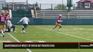Quarterbacks at Week 1 of Green Bay Packers OTAs